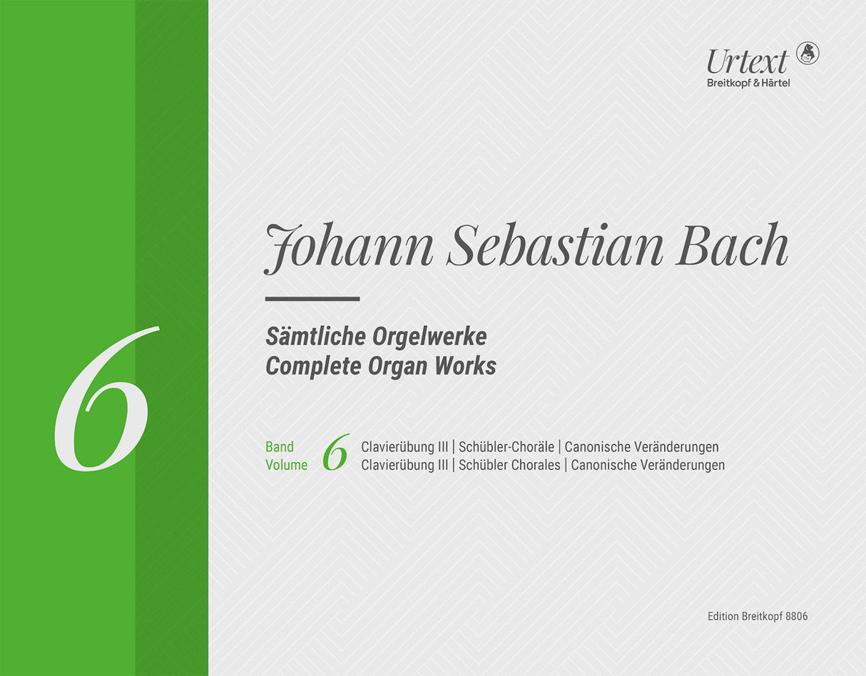 Bach, Samtliche Orgelwerke 6 (Breitkopf)