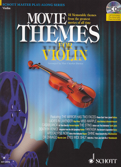 Movie Themes for Violin (+CD) (Schott)