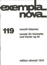 Lobanov, Sonata op. 45 (Sikorski)
