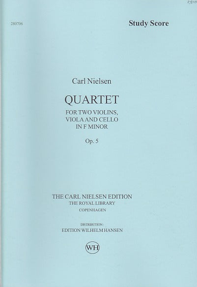 Nielsen, String Quartet op. 5 in f (W.Hansen)