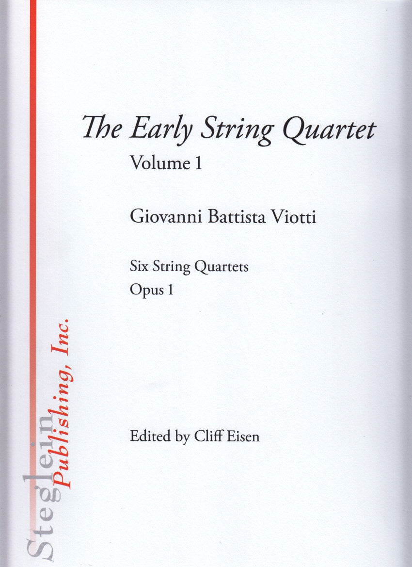 Viotti, String Quartets op. 1 (Score) (Steglein Pub.)
