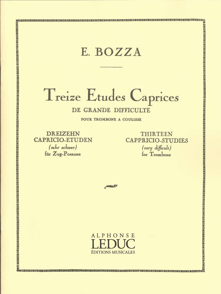 Bozza, 13 Etudes-Caprices (Leduc)
