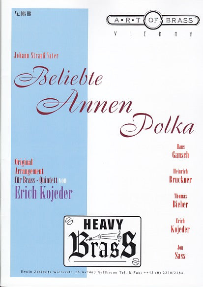 Strauss,J. Beliebte Annen-Polka op. 137 (Heavy Brass)