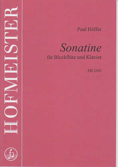 Hoffer, Sonatine (Hofmeister)
