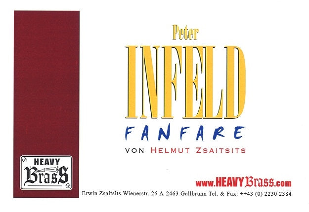 Zsaitsits,　Peter Infeld Fanfare (Heavy Brass)