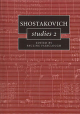 Fanning, Shostakovich Studies 2 (hard) (Cambridge University Press)