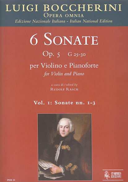 Boccherini, Sonatas op. 5, 1: G 25-27 (Ut Orpheus)