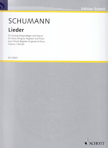 Schumann, Lieder op. 98a-142, etc. (Schott)