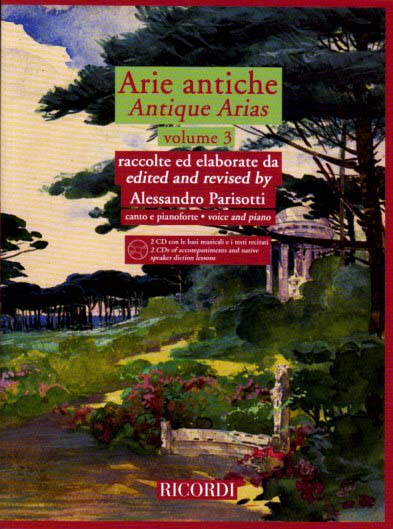 Arie antiche 3 (with 2CDs) (Ricordi)