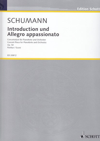 Schumann, Introduction op. 92 (Score) (Schott)