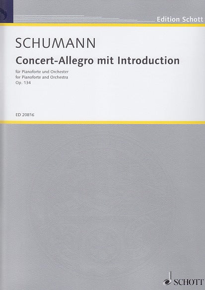 Schumann, Concert Allegro op. 134 Score (Schott)
