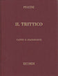 Puccini, Trittico [I/E] (Cloth) (Ricordi)