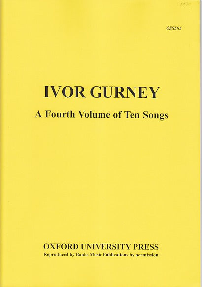 Gurney, Book of Songs 4 (Oxford University Press/Banks Music)