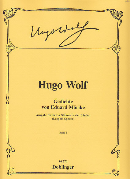 Wolf, Gedichte von Morike 1: 1-13 (Low) (Doblinger)