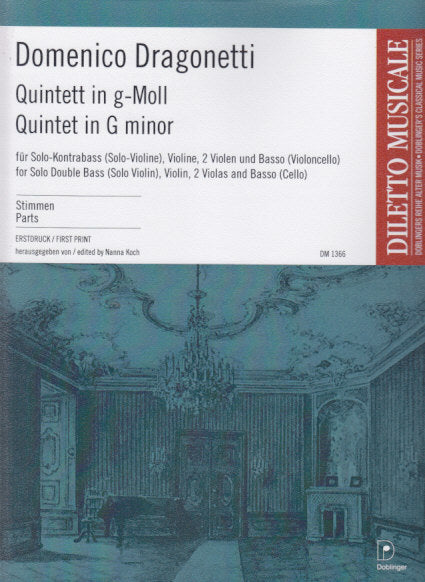 Dragonetti, Quintet in g (Parts) (Doblinger)