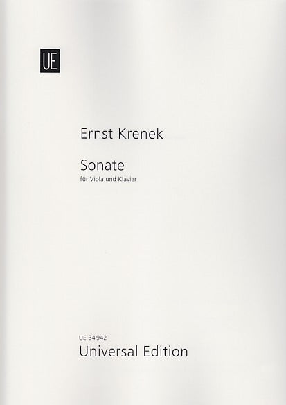 Krenek, Sonata op. 117 (1948) (Va,Pf) (Universal)