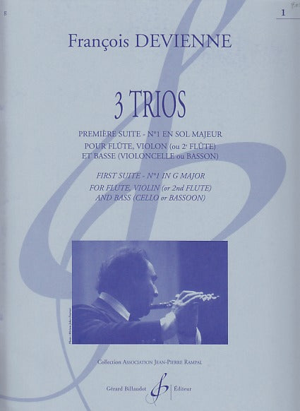 Devienne, 3 Trios, 1: 1ere Suite en sol (Billaudot)