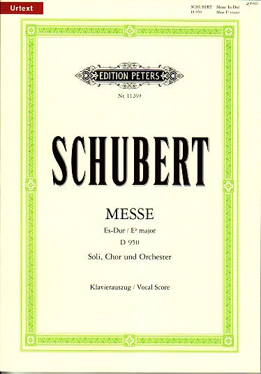 Schubert, Missa No. 6 D 950 (Bornhoft) (Peters)