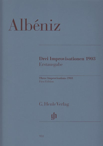 Albeniz, 3 Improvisationen 1903 (+CD) (Henle)