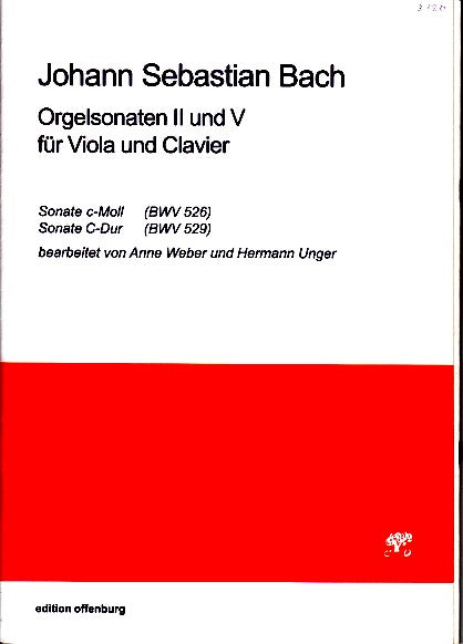 Bach, Orgelsonaten No. 2, 5 (Va,Kbd) (Offenburg, Edition)