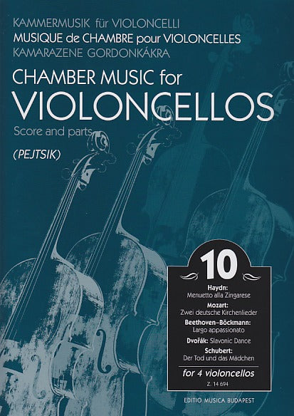 Chamber Music for Violoncellos 10 (4Vc) (Editio Musica Budapest)