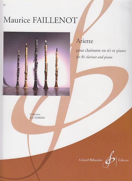 Faillenot, Ariette (Cl,Pf) (Billaudot)