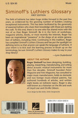 Siminoff's Luthiers Glossary (Hal Leonard)