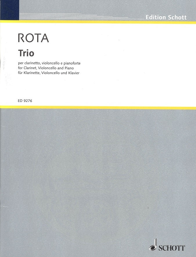 Rota, Trio (Cl,Vc,Pf) (Schott)