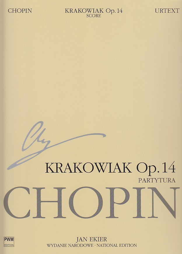 Chopin, op.14 Krakowiak Pf,Orch Full Sc (PWM)