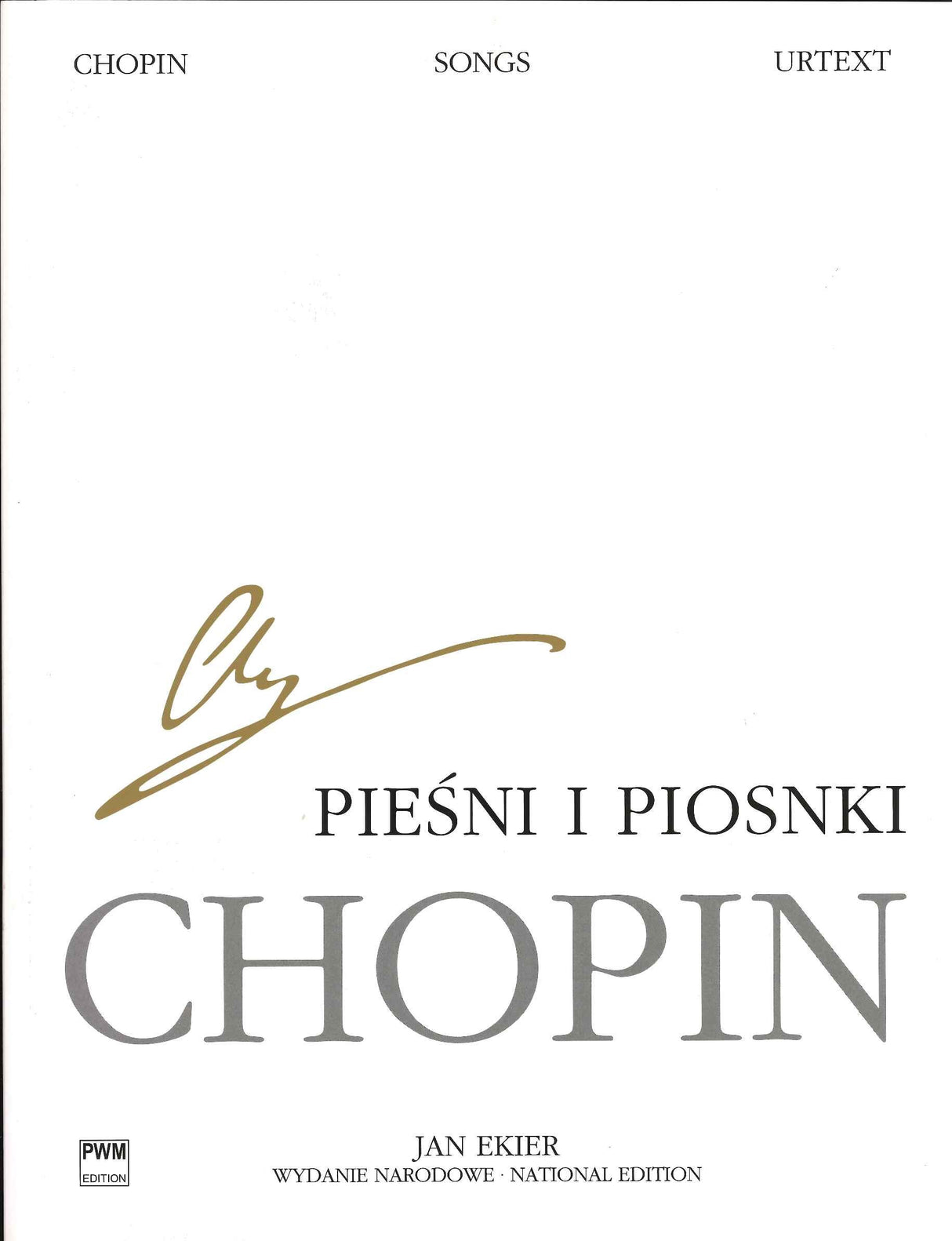 Chopin, Songs (National Edition B/10) (PWM)