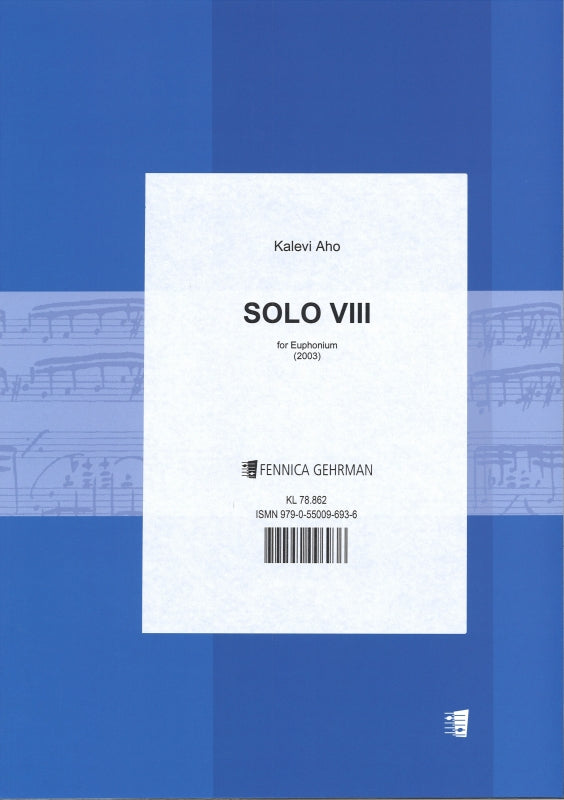 Aho, Solo 8 (2003) (Fennica Gehrman)