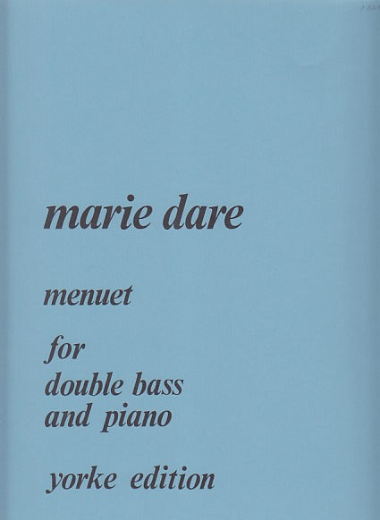 Dare, Menuet (CB,Pf) (Yorke Edition)