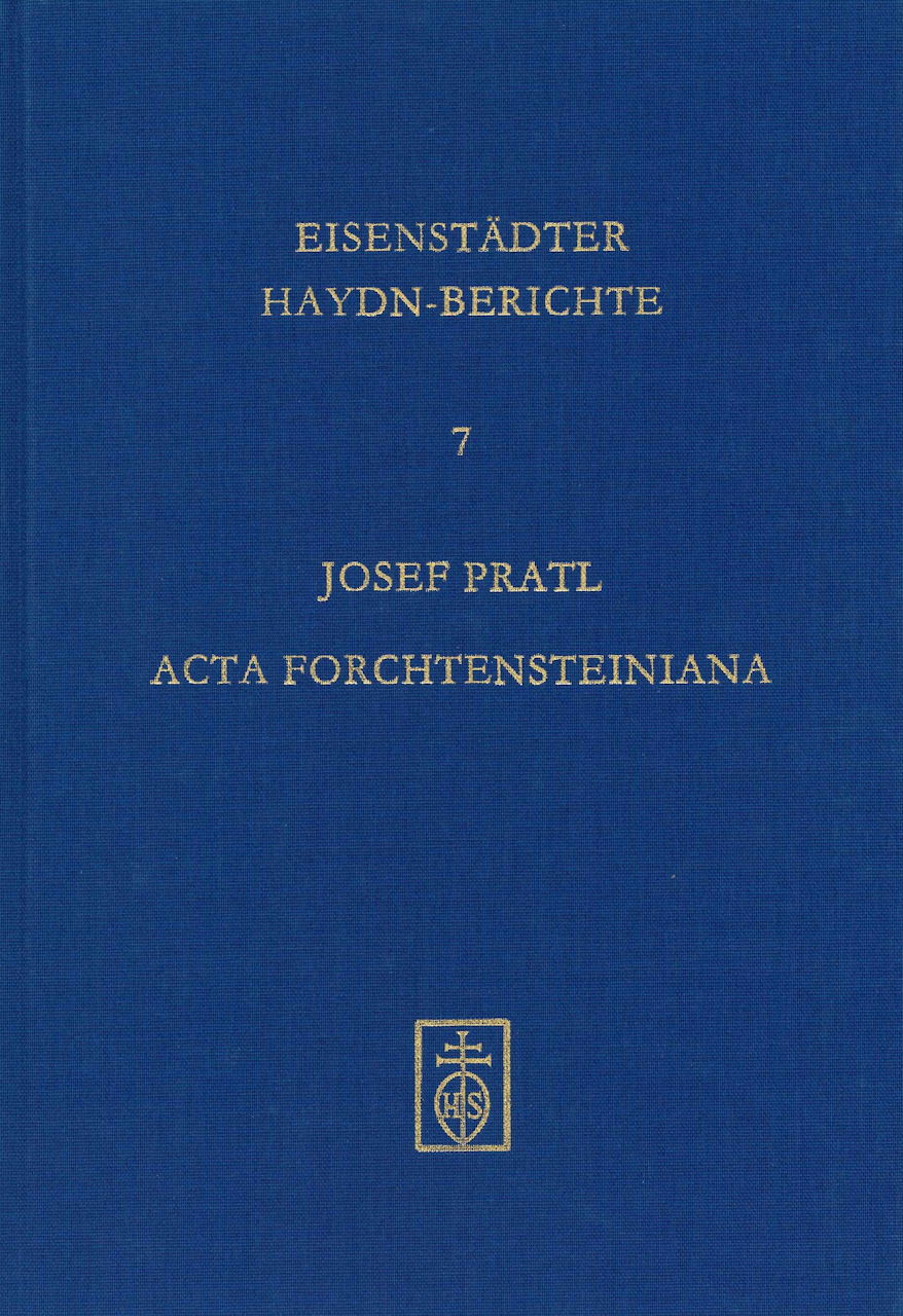 Pratl, Acta Forchtensteiniana (+DVD) (Hans Schneider)