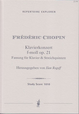Chopin, Concerto for Piano No. 2 (Pf,Str (Hoflich)