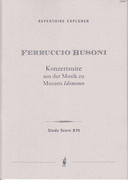Busoni, Konzertsuite 'Idomeneo' (Mozart) (Hoflich)