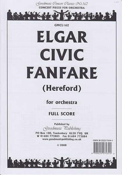 Elgar, Civic Fanfare: Full Score (A4) (Goodmusic Pub.)