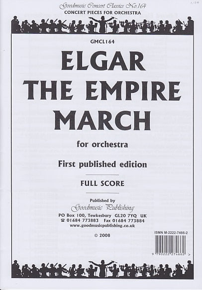 Elgar, Empire March: Score (A4) (Goodmusic Pub.)