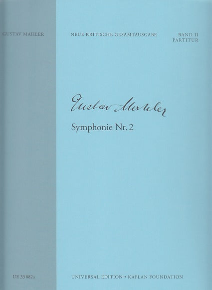 Mahler, Symphonie Nr. 2 (2-volume Set) (Universal/Kaplan Foundation)