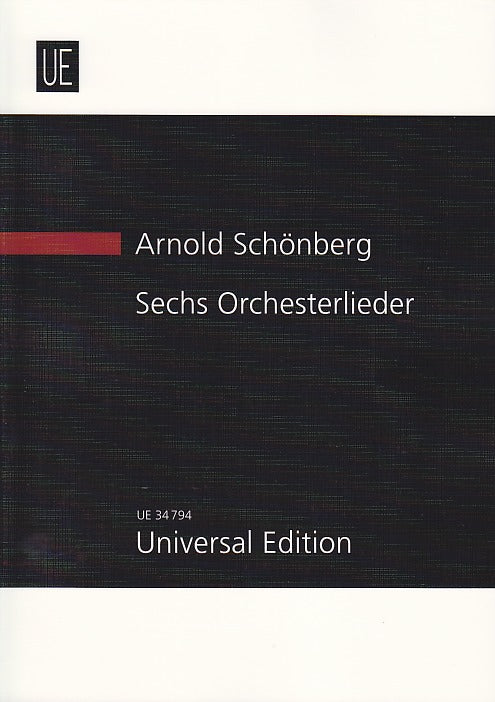 Schonberg, 6 Orchesterlieder op. 8 (Universal)