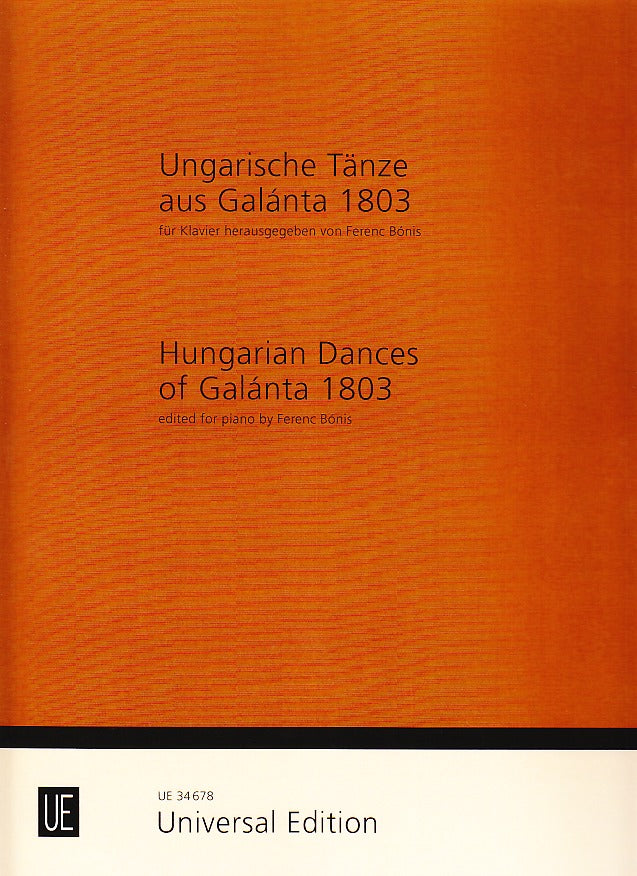 Ungarische Tanze aus Galanta 1803 (Universal)