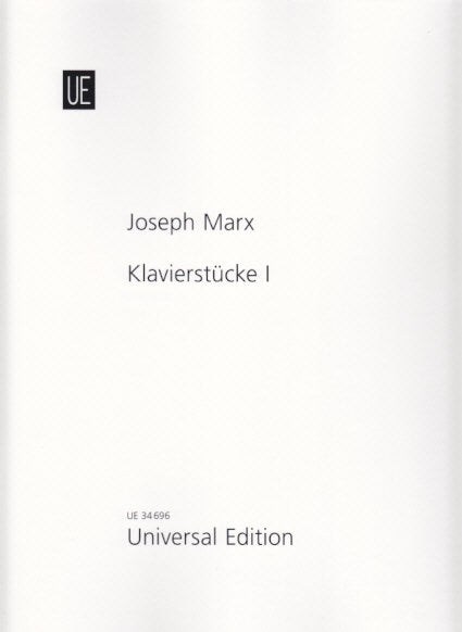 Marx, Klavierstucke 1 (1915/16) (Universal)