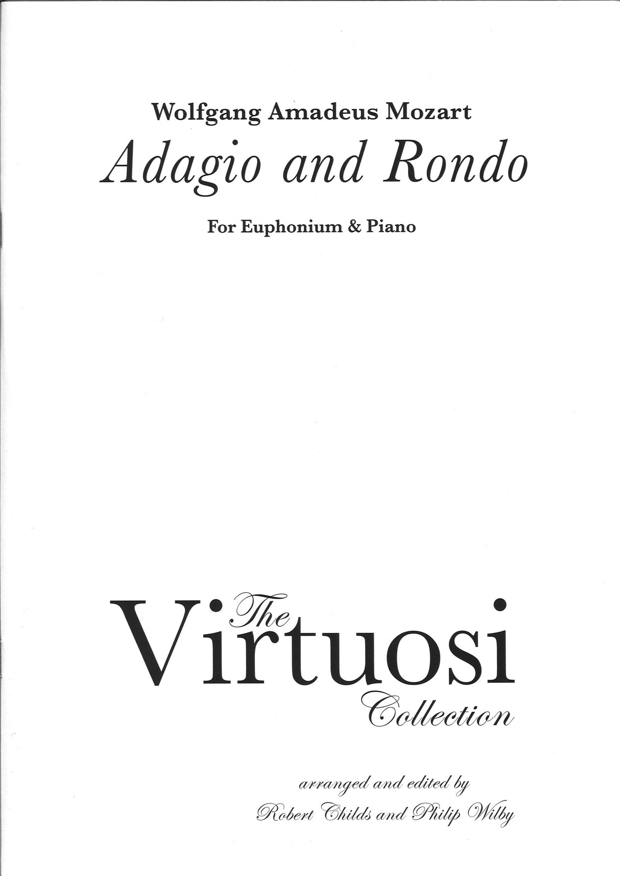 Mozart, Adagio and Rondo (Euph,Pf) (Rosehill Music/Winwood)