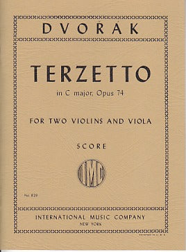 Dvorak, Terzetto op. 74 B 148 in C (IMC)