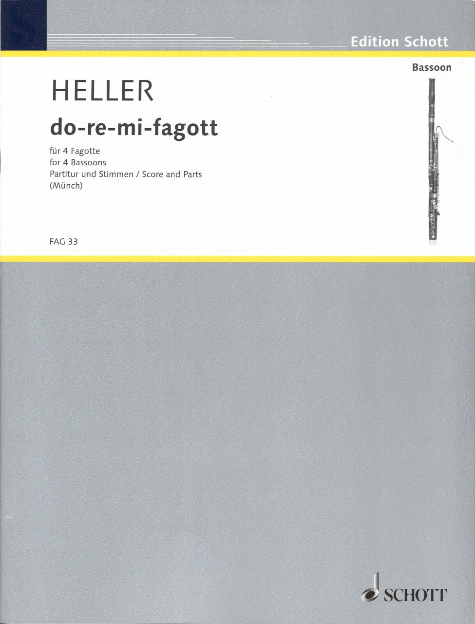 Heller, Do-re-mi-fagott (Schott)