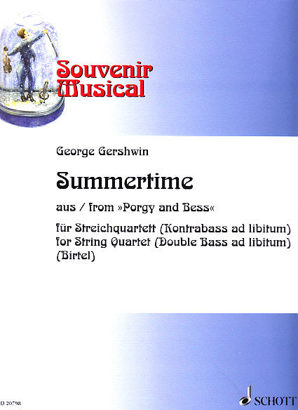 Gershwin, Summertime (2Vn,Va,Vc) (Schott)