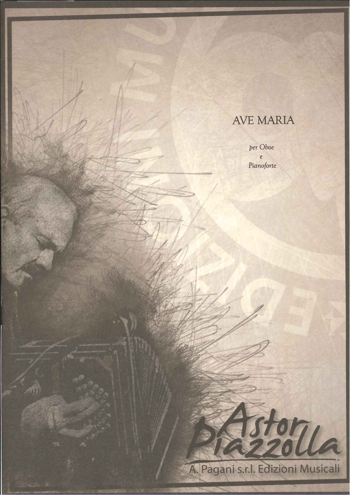 Piazzolla, Ave Maria (Ob,Pf) (Pagani)