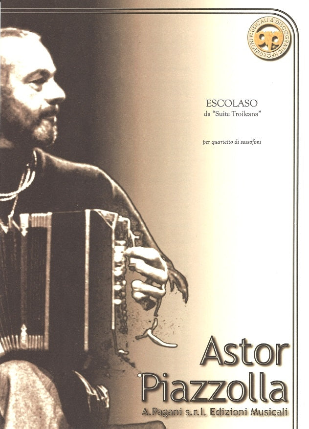 Piazzolla, Escolaso (4Sax) (Pagani)