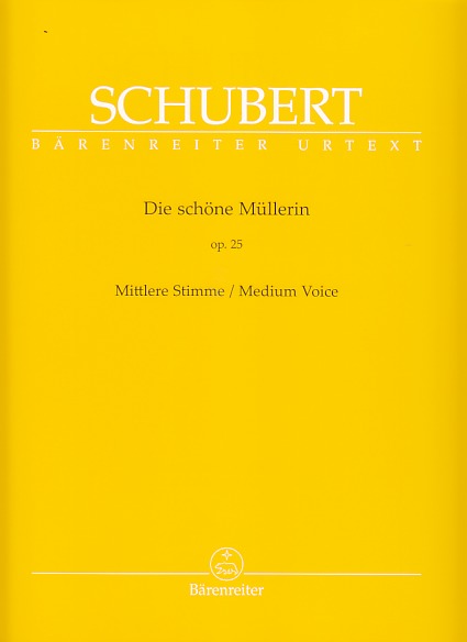 Schubert, Schone Mullerin [G] (Med) (Barenreiter)