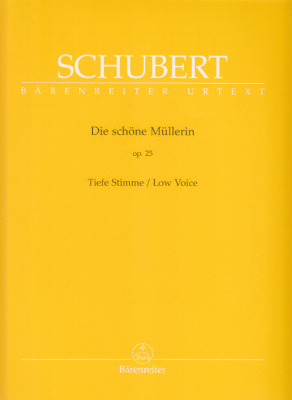 Schubert, Schone Mullerin [G] (Low) (Barenreiter)