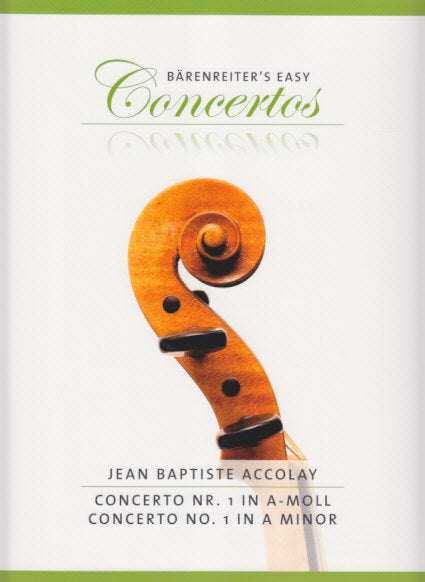 Accolay, Concerto No. 1 in a (Sassmannsh (Barenreiter)